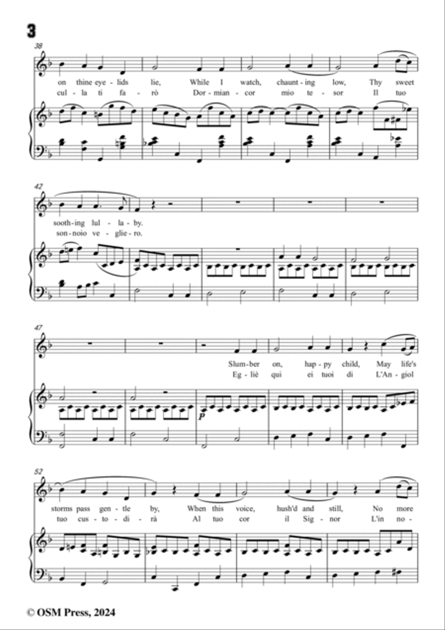 L. M. Gottschalk-Berceuse,Op.47,in F Major Voice scores gallery preview page 4