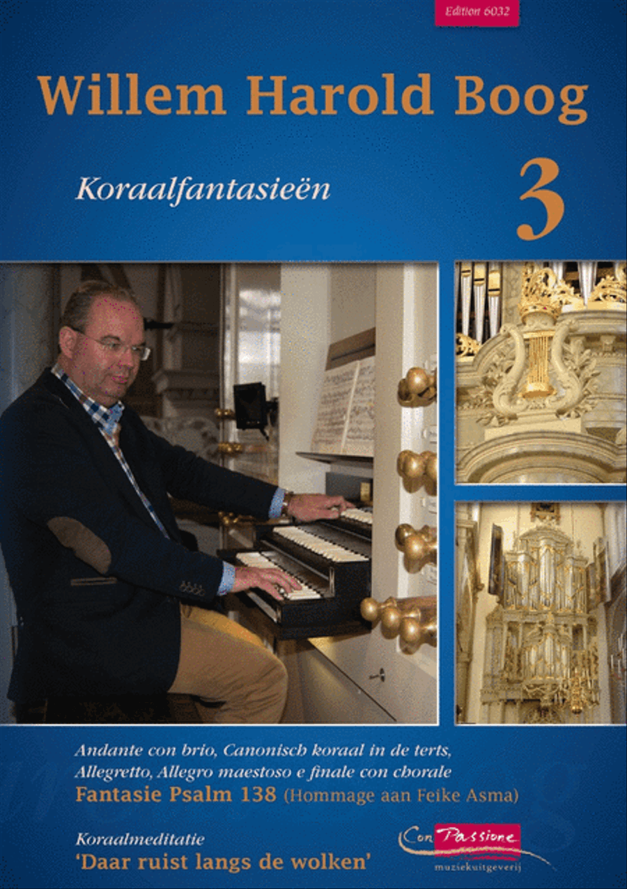 Koraalfantasien 3 (Ps.138 & Daar Ruist Langs De Wo Organ scores gallery preview page 1