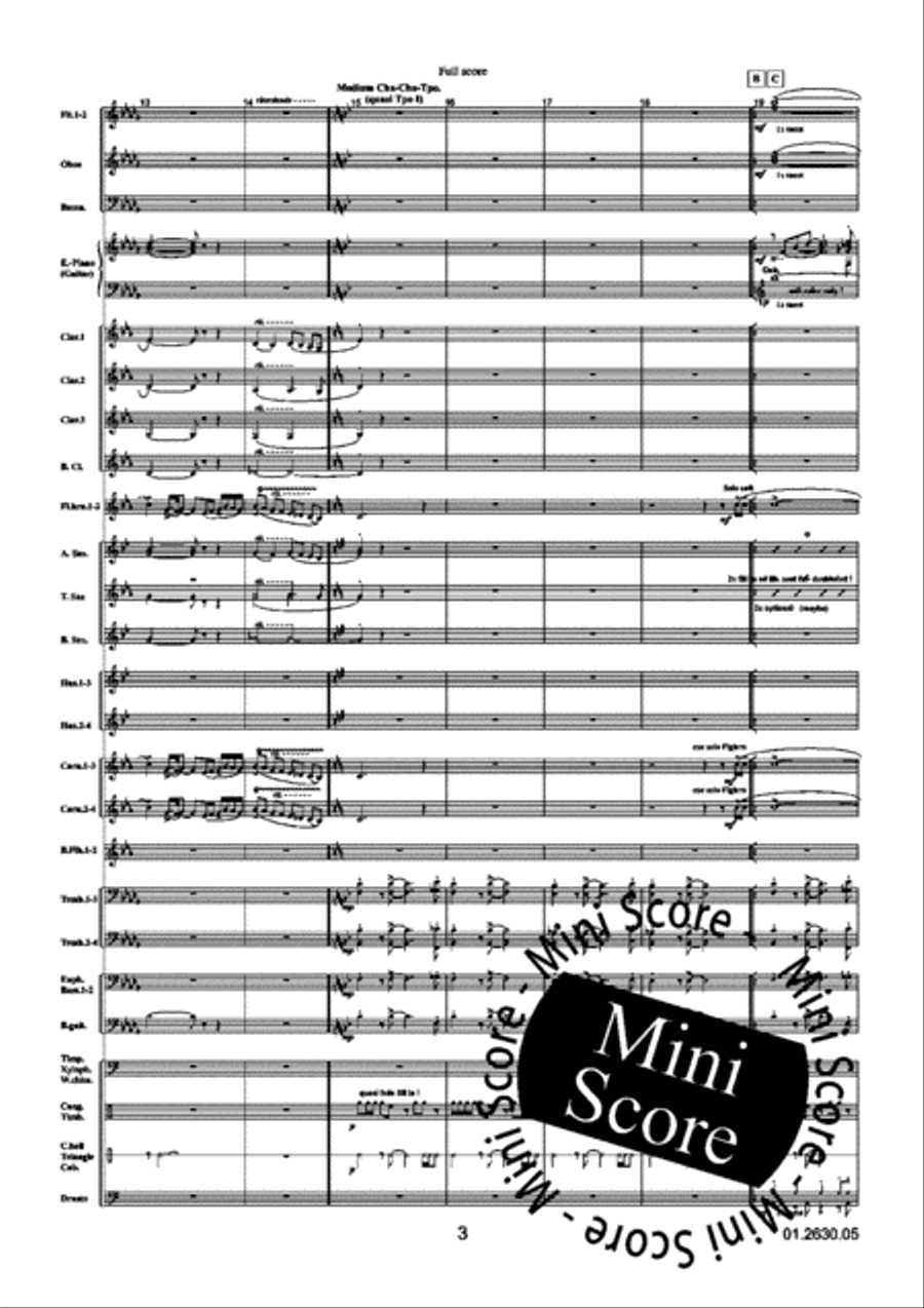 Latin Impressions Concert Band scores gallery preview page 9