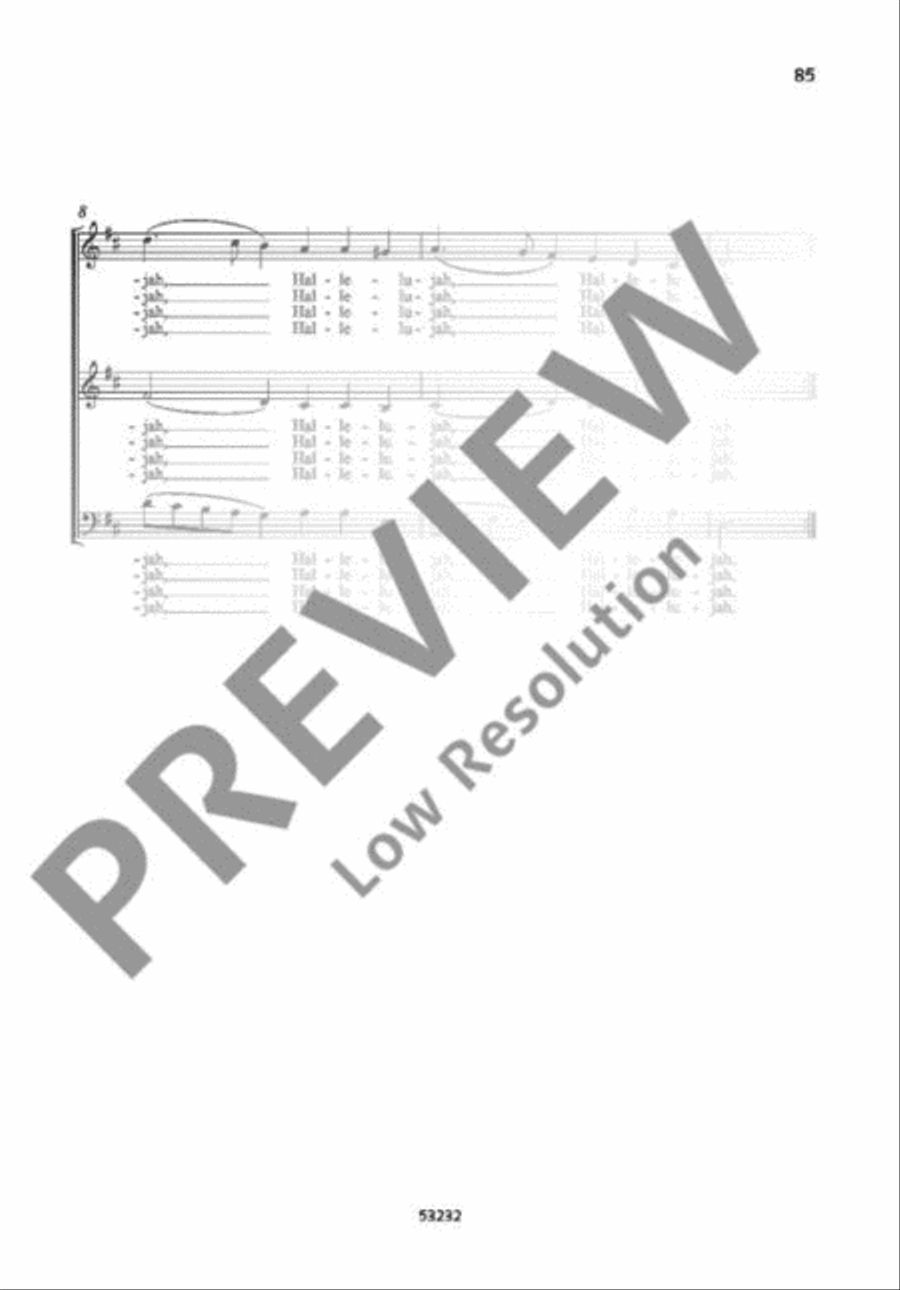 Gelobet sei Gott im höchsten Thron A Cappella scores gallery preview page 3