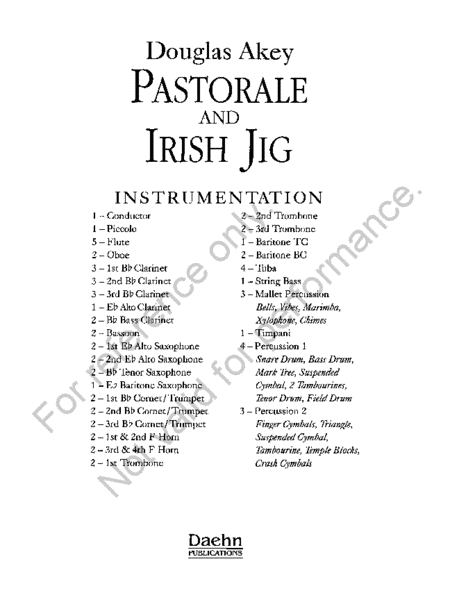 Pastorale and Irish Jig image number null
