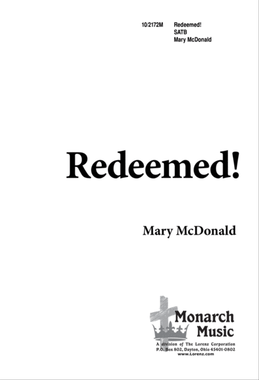 Redeemed 4-Part scores gallery preview page 1