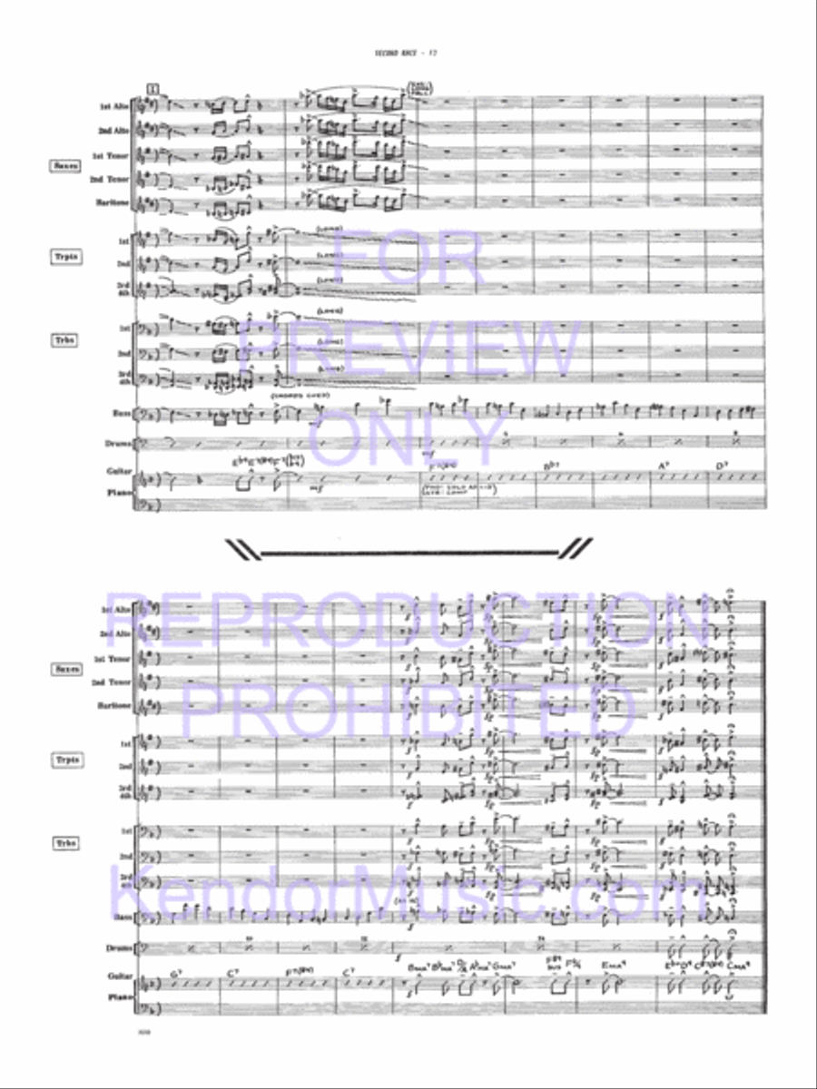 Second Race Jazz Ensemble scores gallery preview page 13
