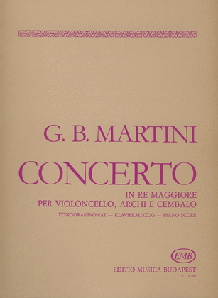 Concerto in Re maggiore per violoncello, archi e