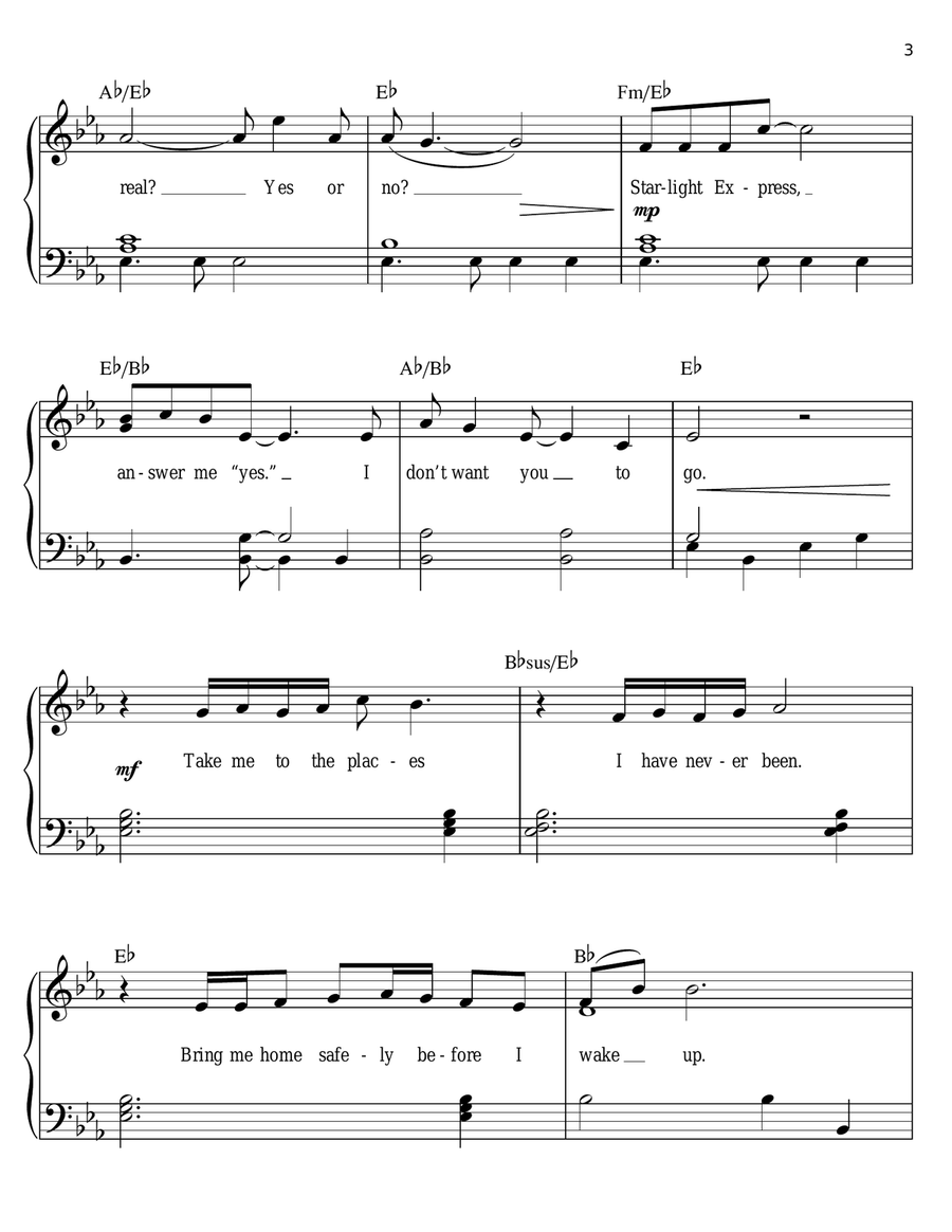 Starlight Express Voice scores gallery preview page 3
