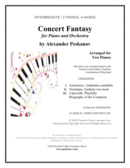 Concert Fantasy for Piano and Orchestra (First Edition) image number null