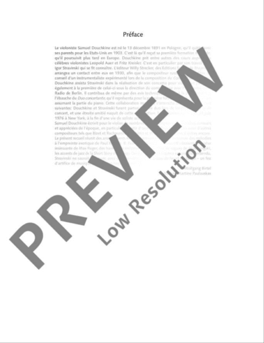 Samuel Dushkin Repertoire Violin Solo scores gallery preview page 5