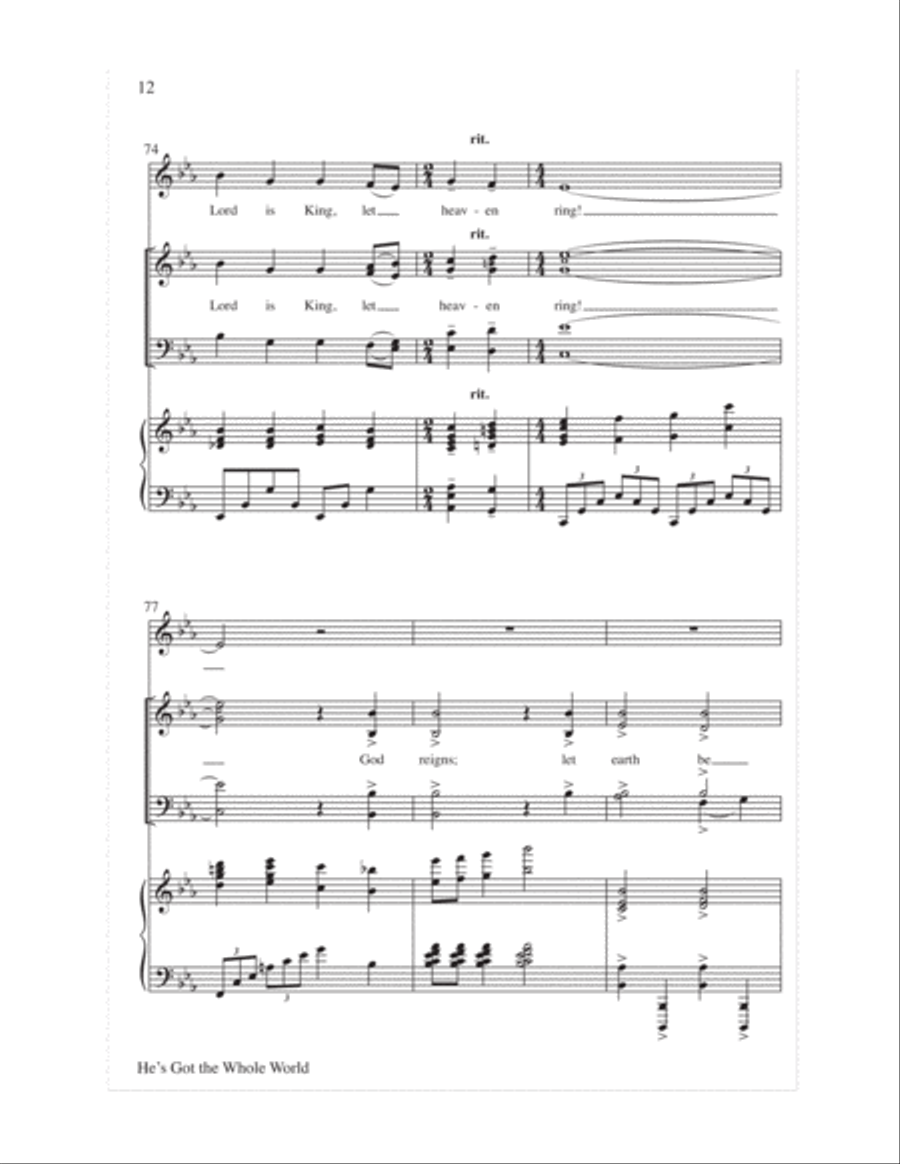 Let the Children Sing 4-Part scores gallery preview page 14
