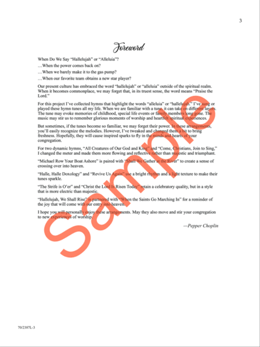 Alleluias for the Piano Alleluias for the Piano Piano Solo scores gallery preview page 4