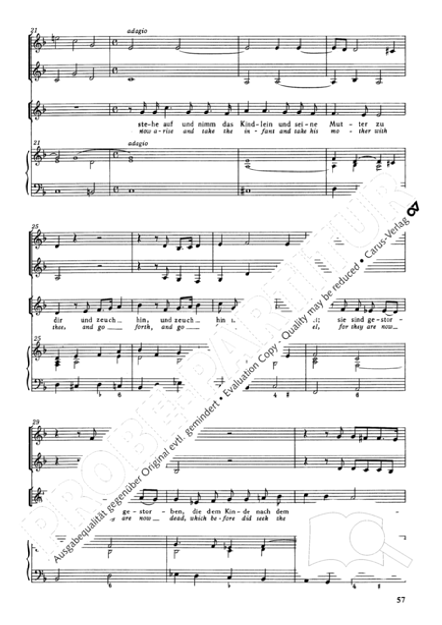 Christmas History (Weihnachts-Historie, SWV 435) Score scores gallery preview page 56
