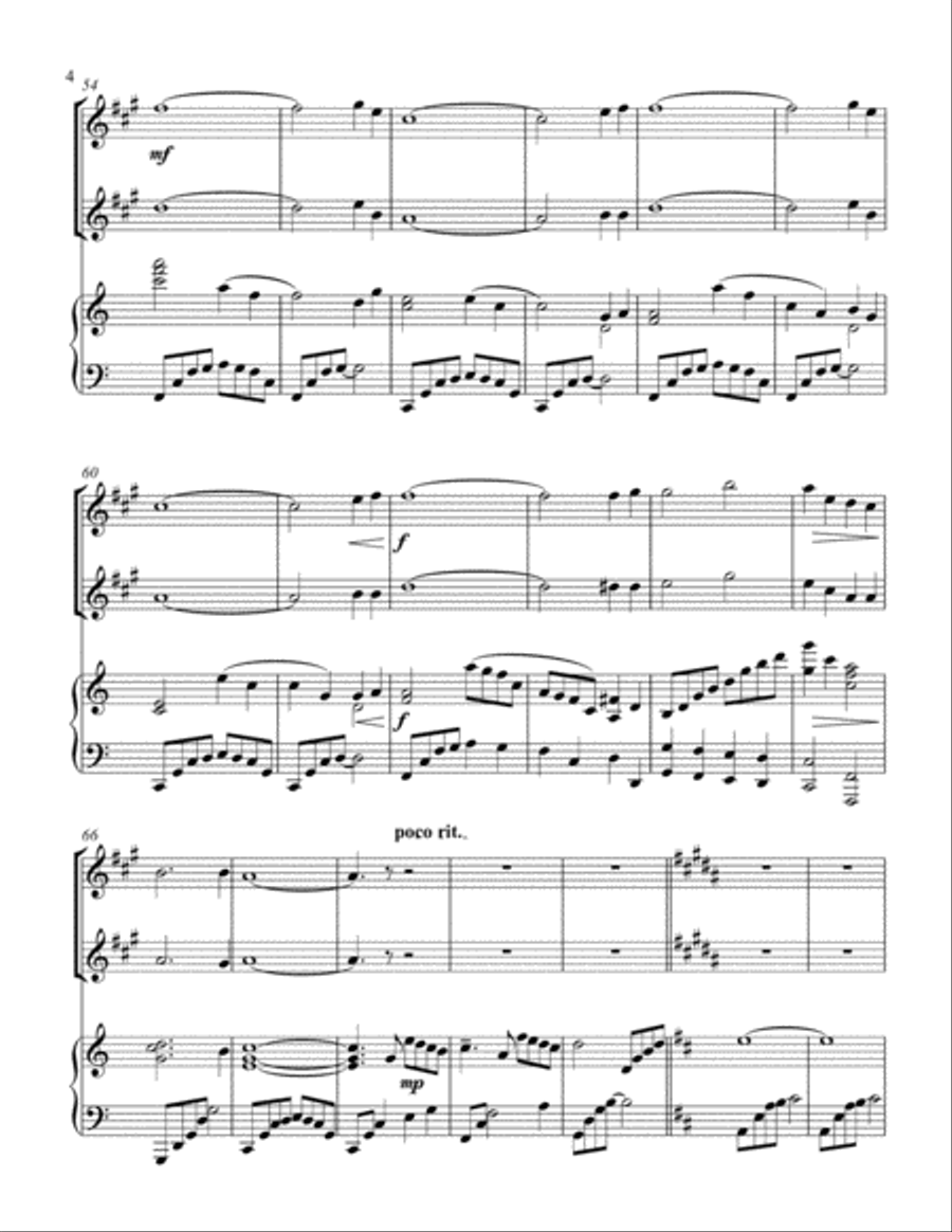 The Power Of The Cross (Oh To See The Dawn) Woodwind Duet scores gallery preview page 5
