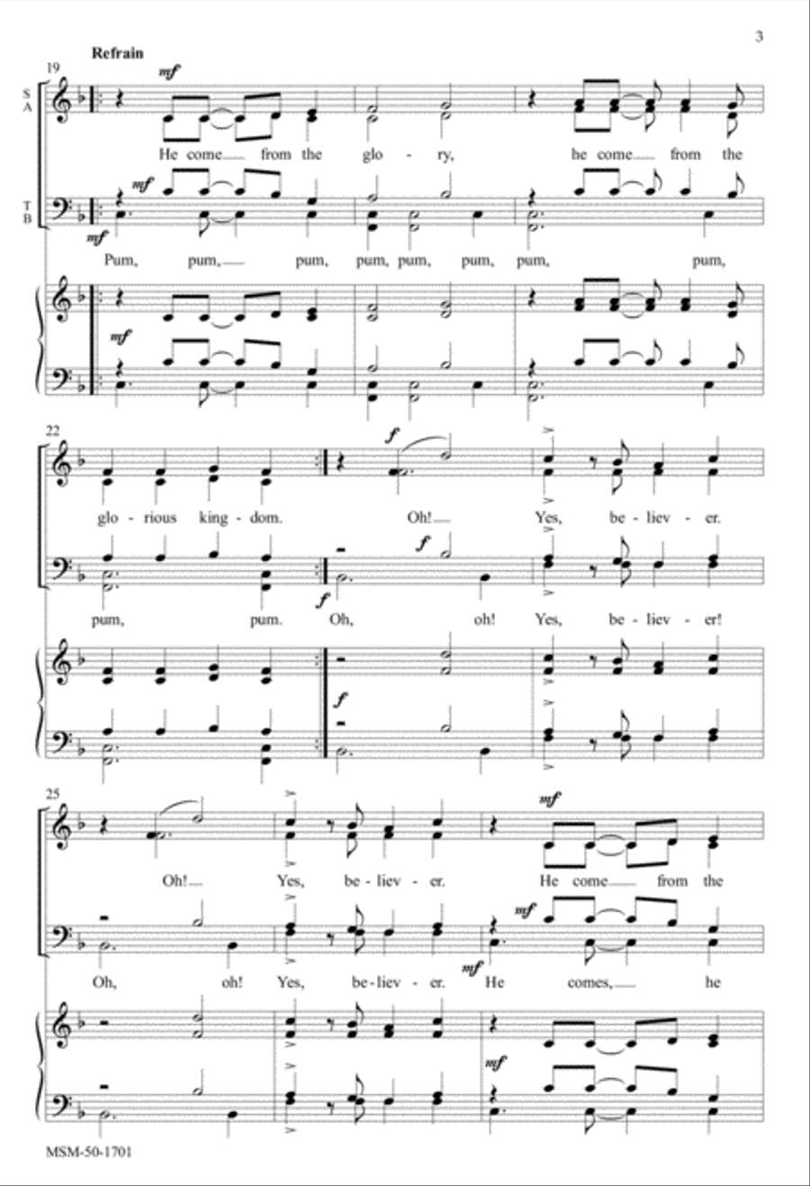 The Virgin Mary Had a Baby Boy 4-Part scores gallery preview page 4