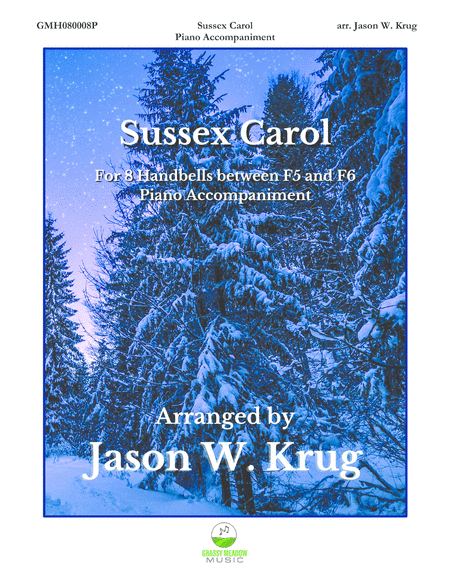 Sussex Carol (Piano Accompaniment to 8 bell version) image number null