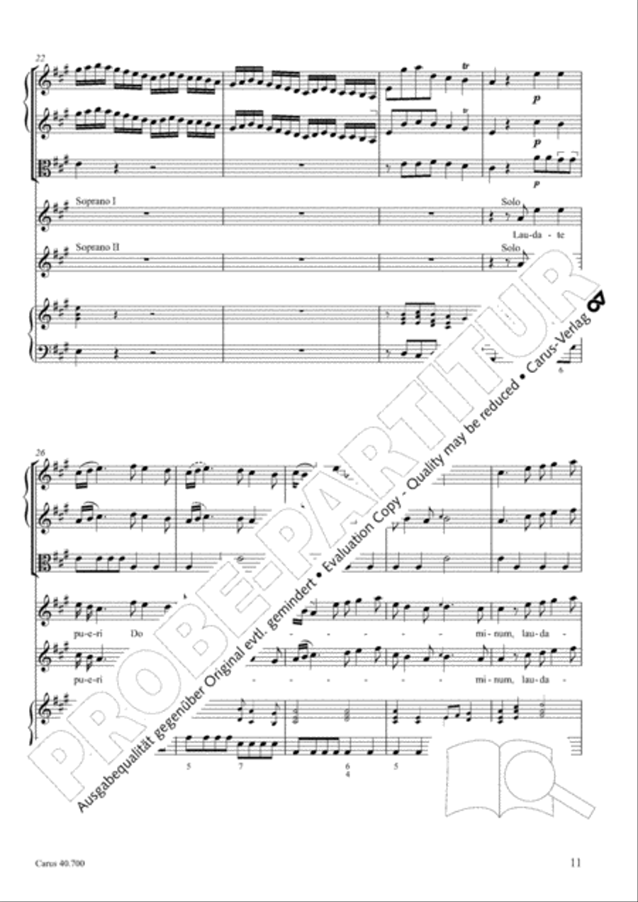 Laudate pueri Laudate pueri SSAA scores gallery preview page 12