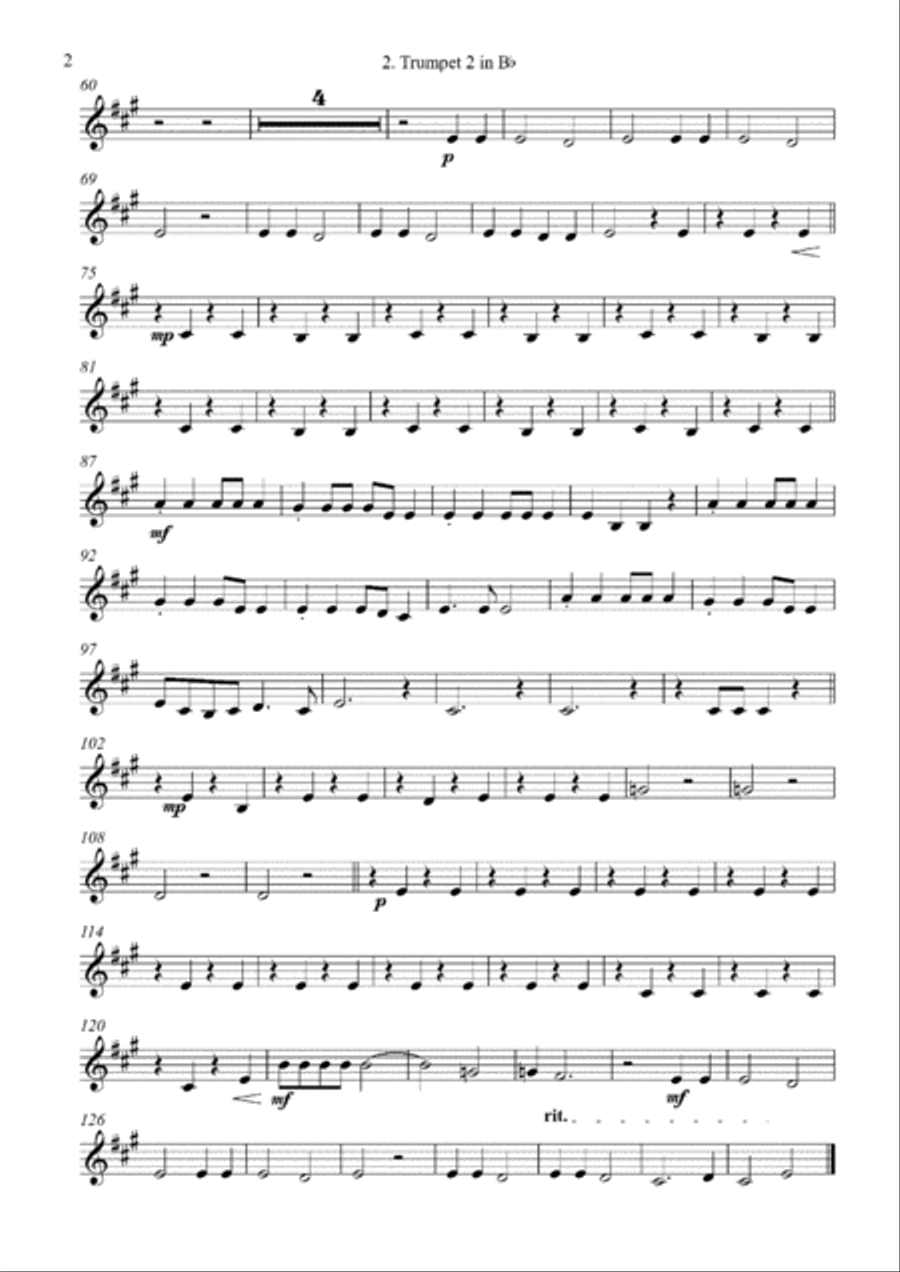 Stop The Cavalry Brass Ensemble scores gallery preview page 4