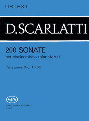 Book cover for 200 Sonatas – Volume 1