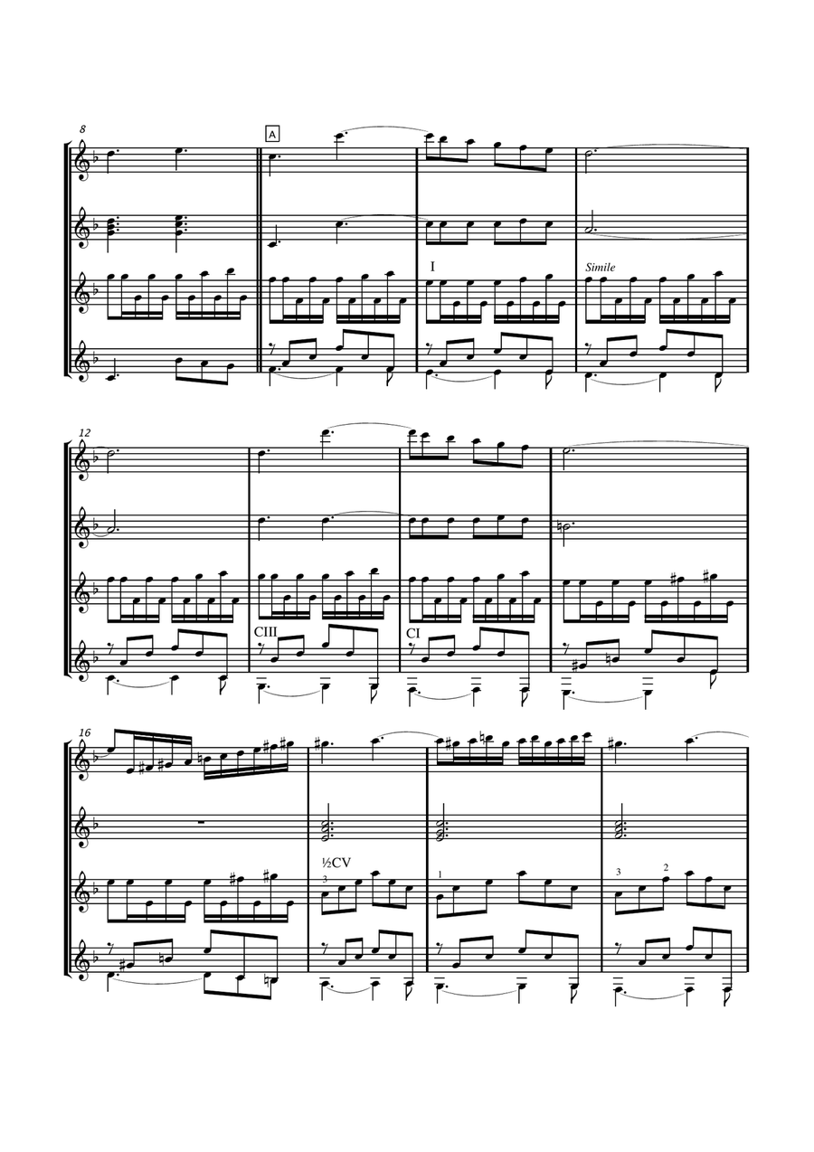 Sleepy Shores (theme From Owen M.d.) Guitar Ensemble scores gallery preview page 5