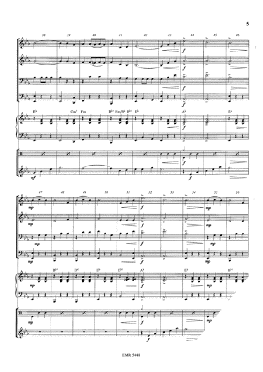 Teeny Weeny Waltz Concert Band scores gallery preview page 5