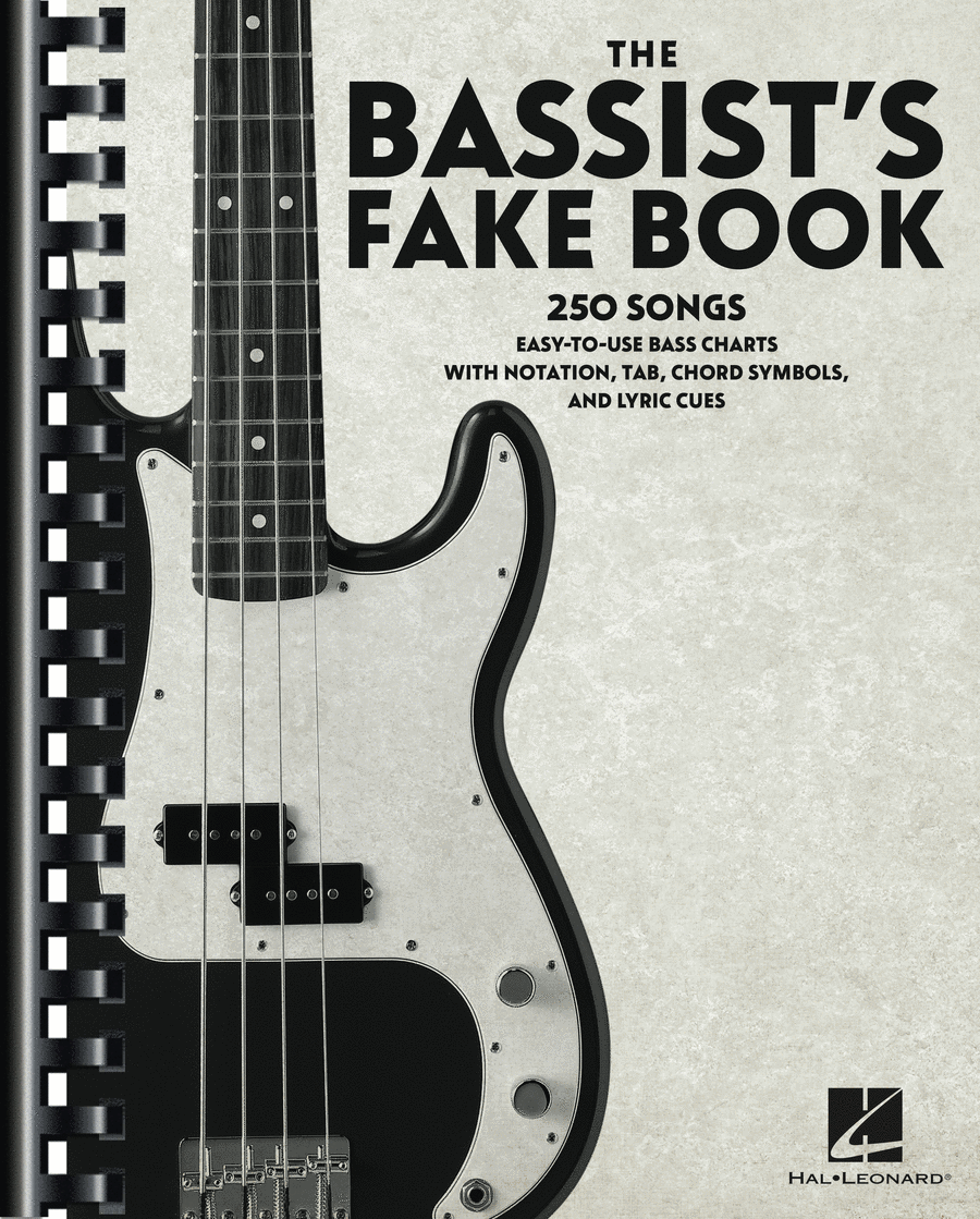 The Bassist's Fake Book Bass Guitar Tablature scores gallery preview page 1