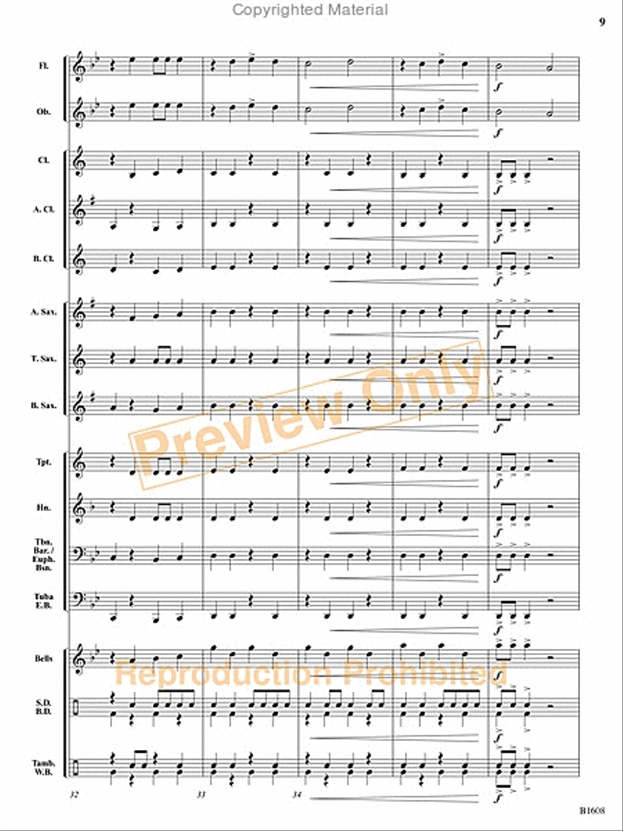 The Broken Marionette Concert Band scores gallery preview page 10