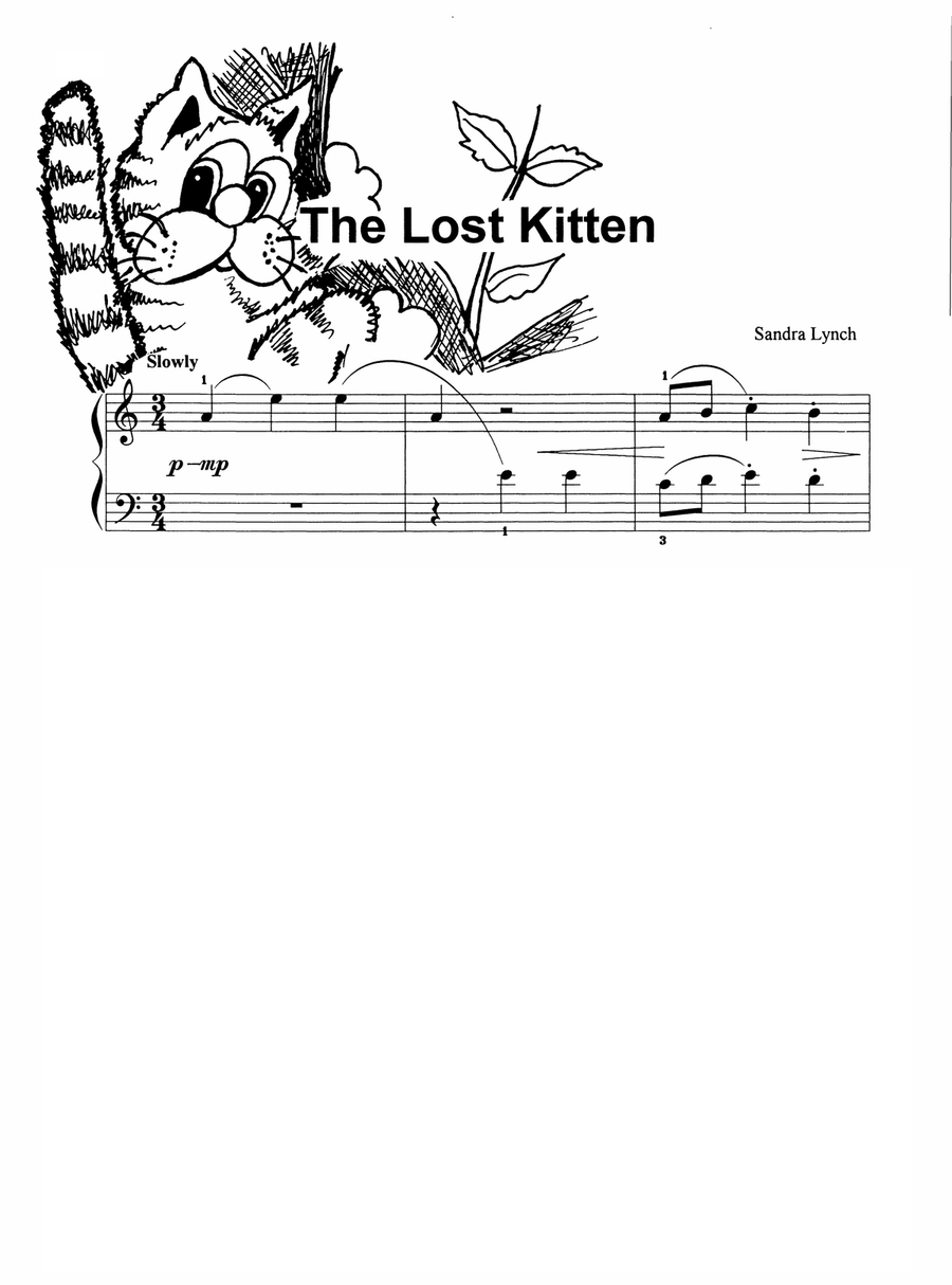 The Lost Kitten Piano Method scores gallery preview page 1