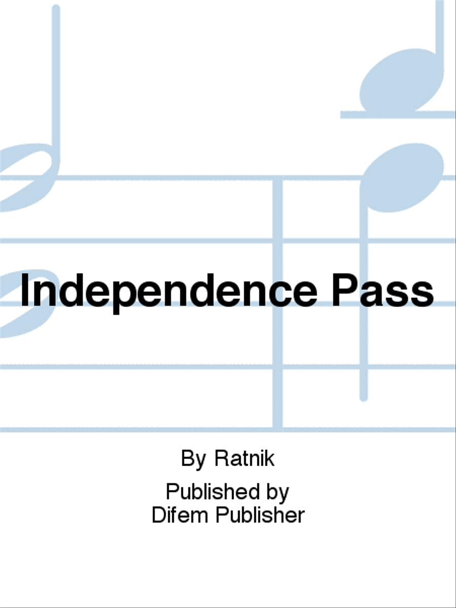 Independence Pass Independence Pass Concert Band scores gallery preview page 1