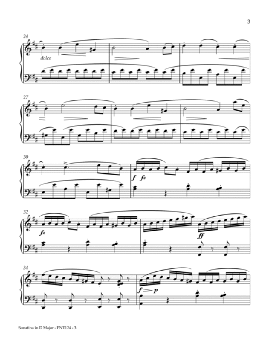 Sonatina Opus 36, Number 6 Piano Method scores gallery preview page 3