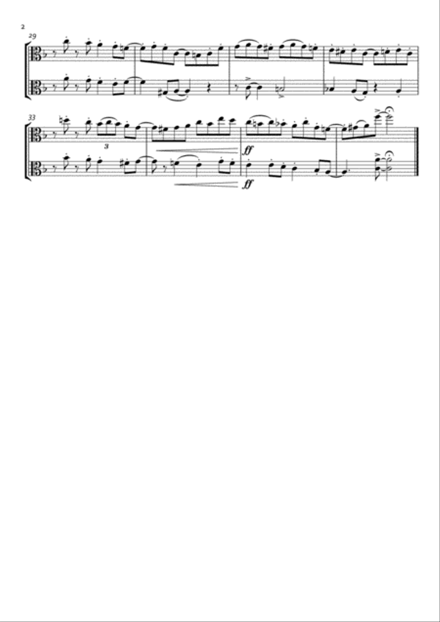 Let It Snow! Let It Snow! Let It Snow! String Duet scores gallery preview page 2
