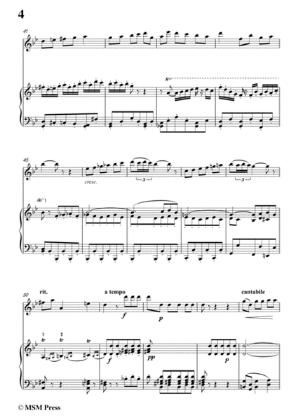 Gounod-Vous qui faites l'esdormie,for Flute and Piano image number null