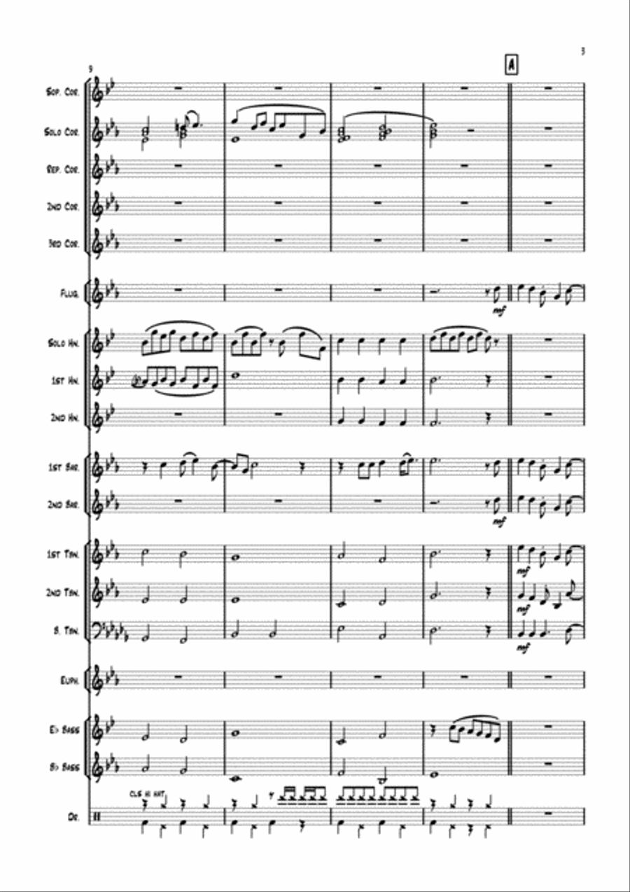The Long And Winding Road Brass Band scores gallery preview page 3