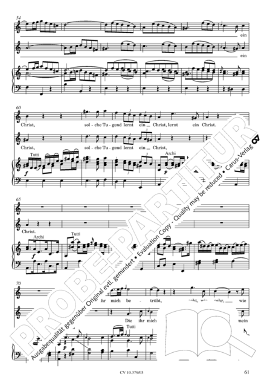 Der Tod Jesu 4-Part scores gallery preview page 62