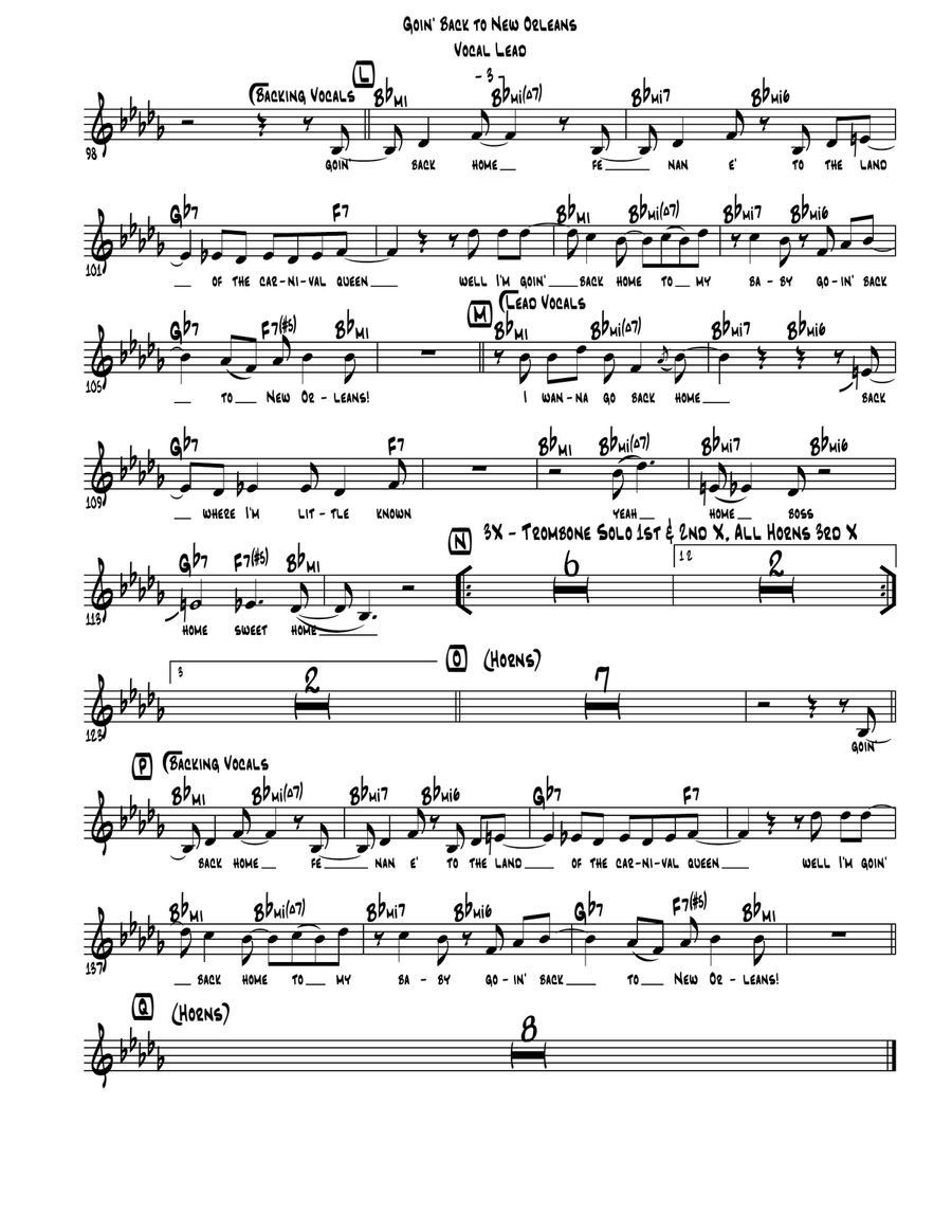 Going Back To New Orleans Large Ensemble scores gallery preview page 4