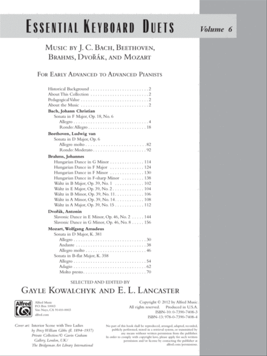 Essential Keyboard Duets Small Ensemble scores gallery preview page 2