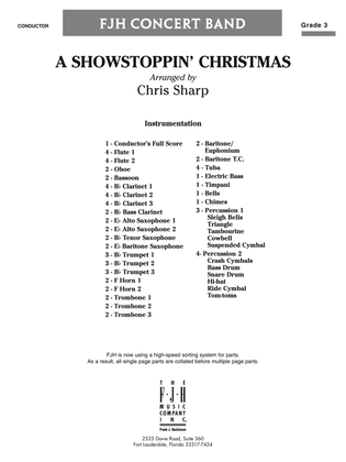 A Showstoppin' Christmas: Score