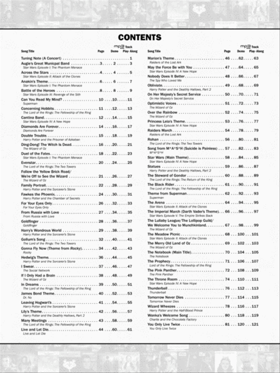 Ultimate Movie Instrumental Solos for Strings String Orchestra scores gallery preview page 3