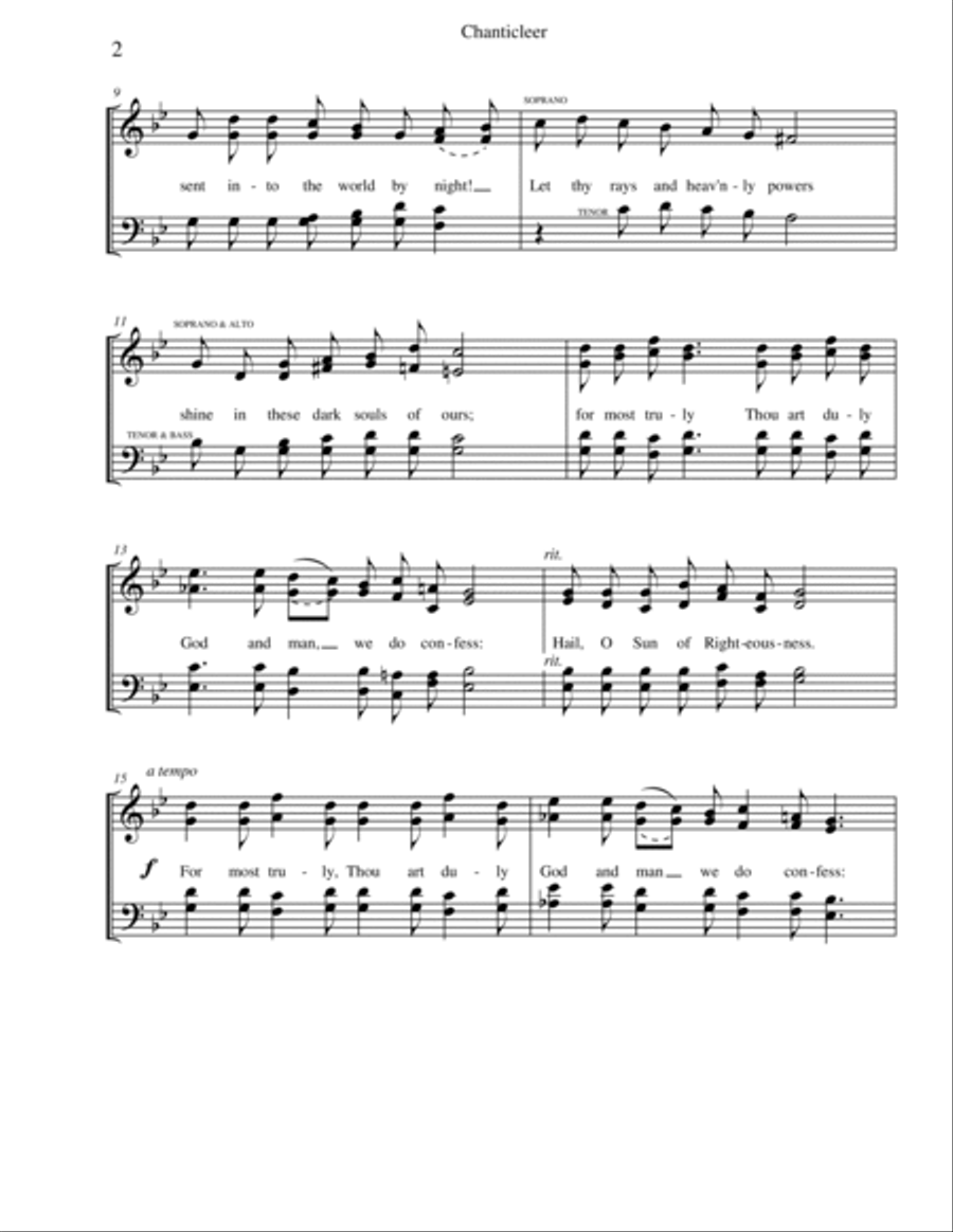 Chanticleer A Cappella scores gallery preview page 2