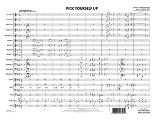 Book cover for Pick Yourself Up (arr. Sammy Nestico) - Conductor Score (Full Score)