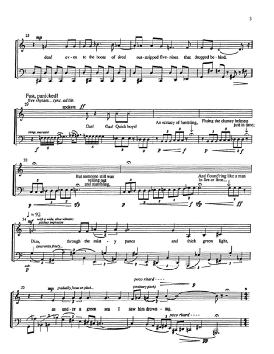 Three Songs of War Tuba scores gallery preview page 6