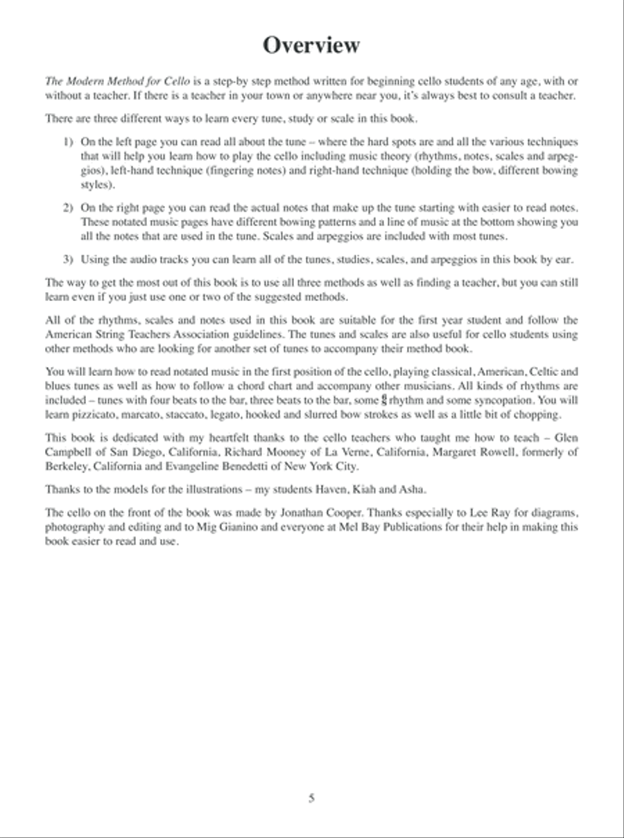 Modern Cello Method, Grade 1 image number null