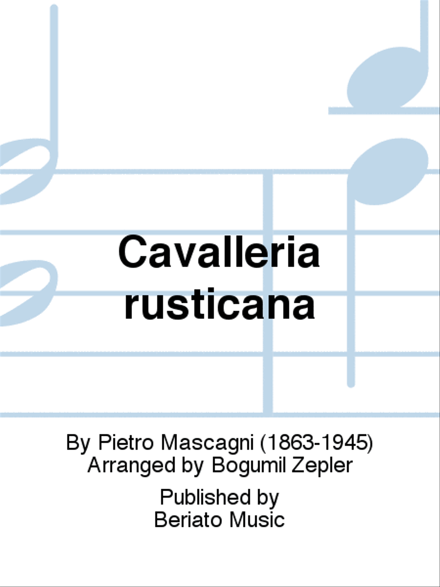 Cavalleria rusticana High Voice scores gallery preview page 1
