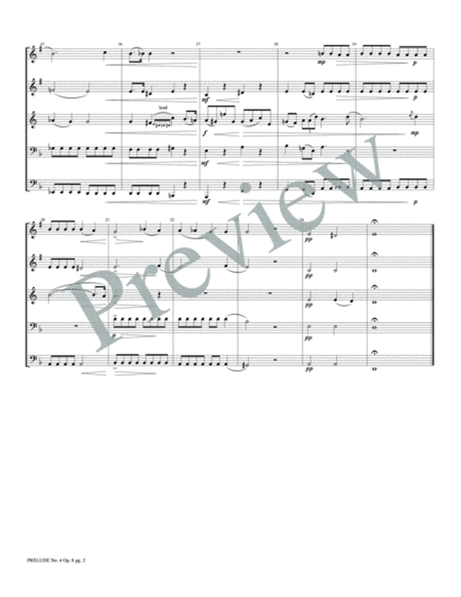 Prelude No. 4 Op. 8