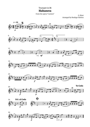 Habanera (for solo trumpet)