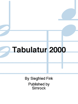 Tabulatur 2000