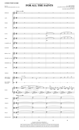 For All The Saints - Conductor Score (Full Score)
