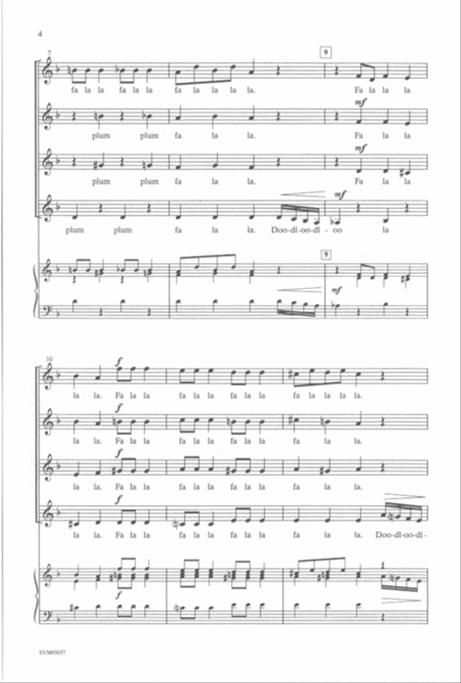 Dance of the Sugar-Plum Fairy Women's Choir scores gallery preview page 3