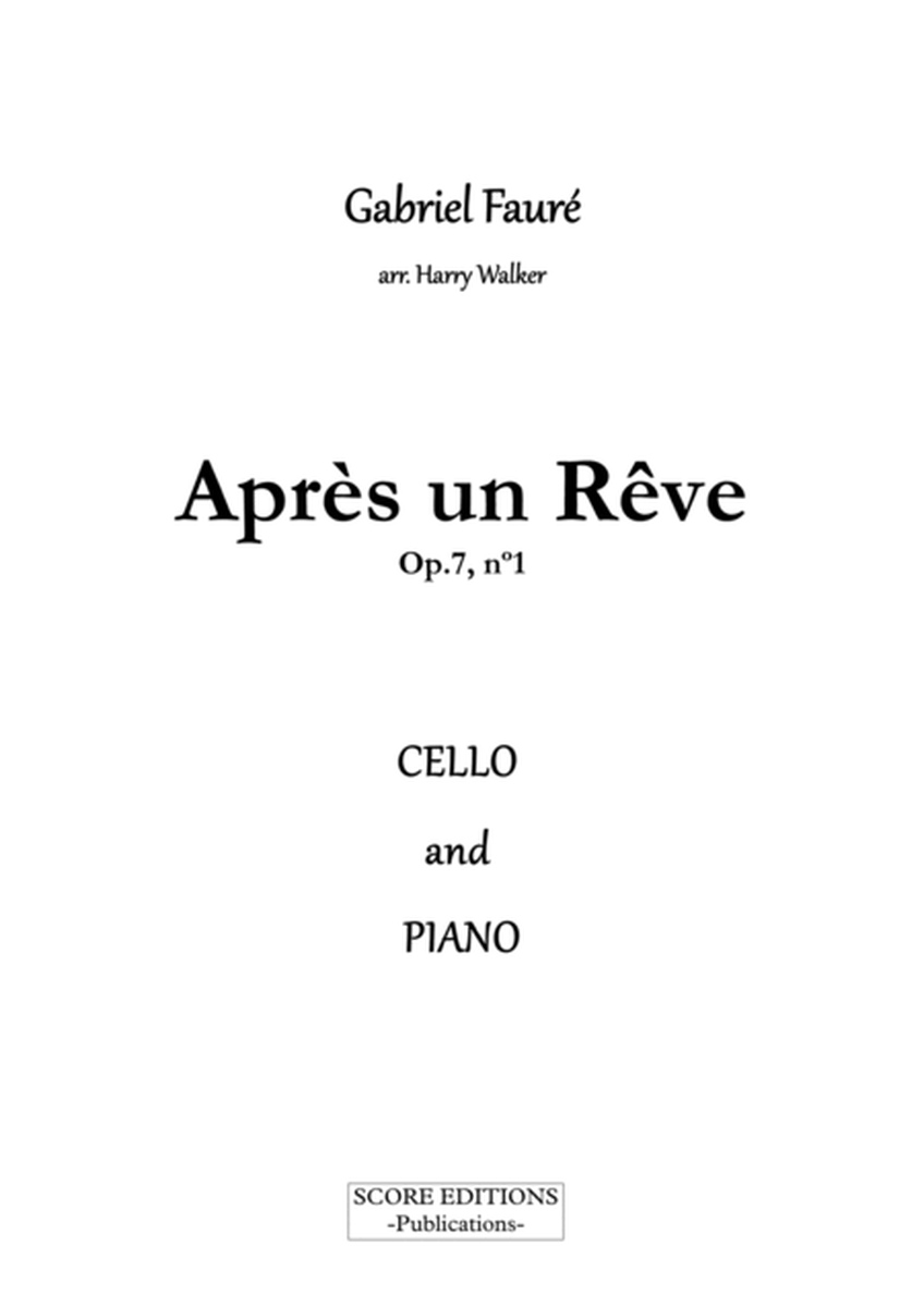 Après un rêve (Fauré) for Cello and Piano image number null