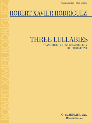 Book cover for Three Lullabies