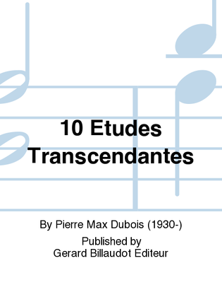 Book cover for 10 Etudes Transcendantes