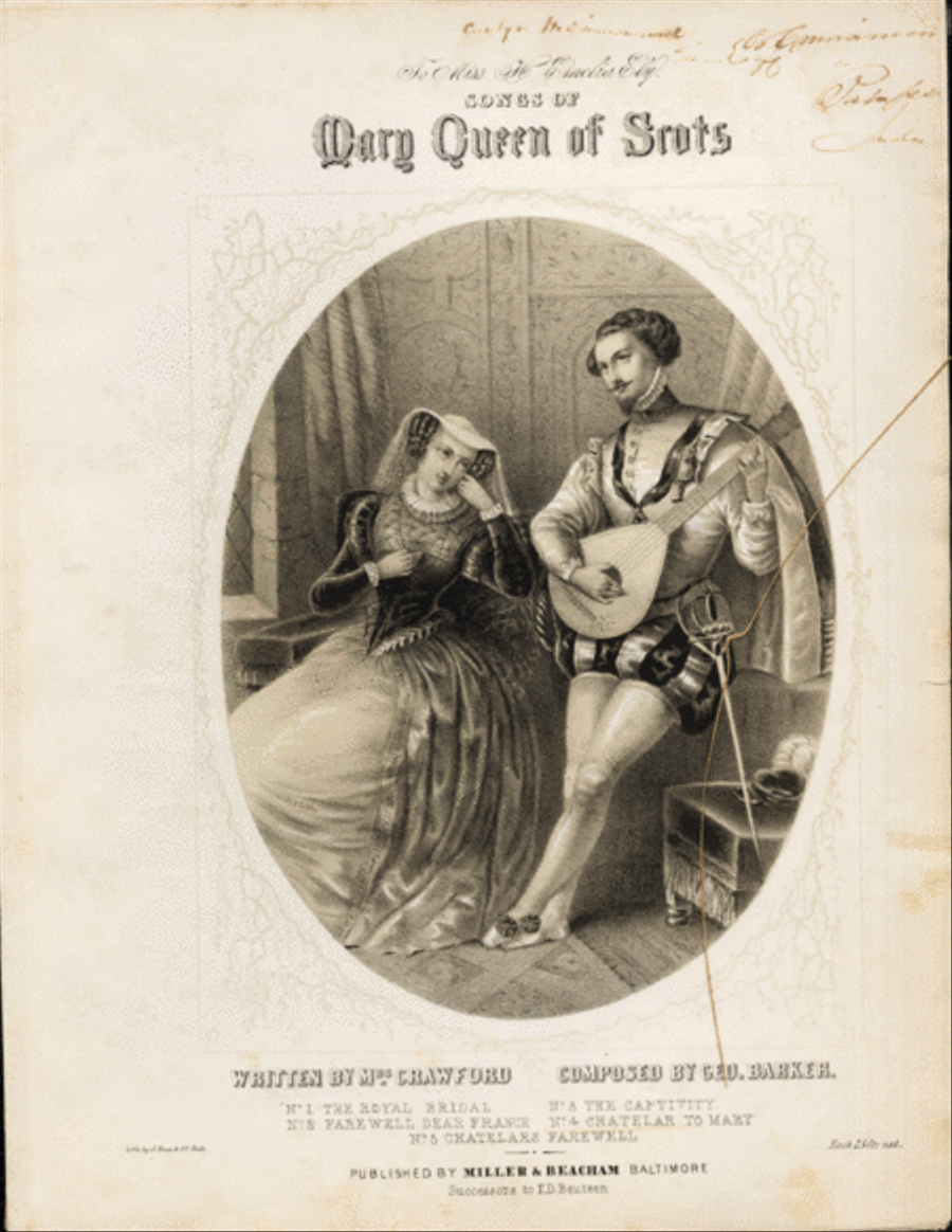 Chatelar to Mary Queen of Scots, or, When Nightly My Wild Harp Harp scores gallery preview page 1