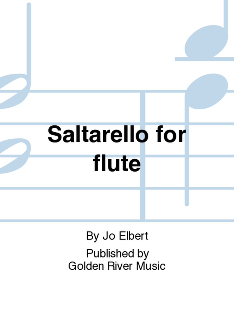 Saltarello for flute
